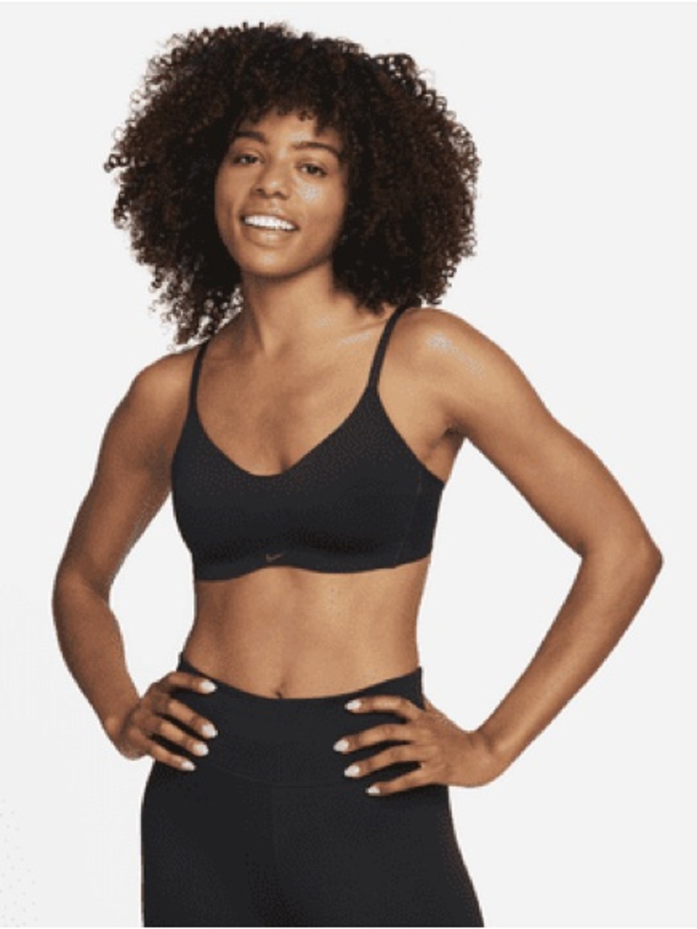 Nike Alate Minimalist Black Light Support Padded Sports Bra